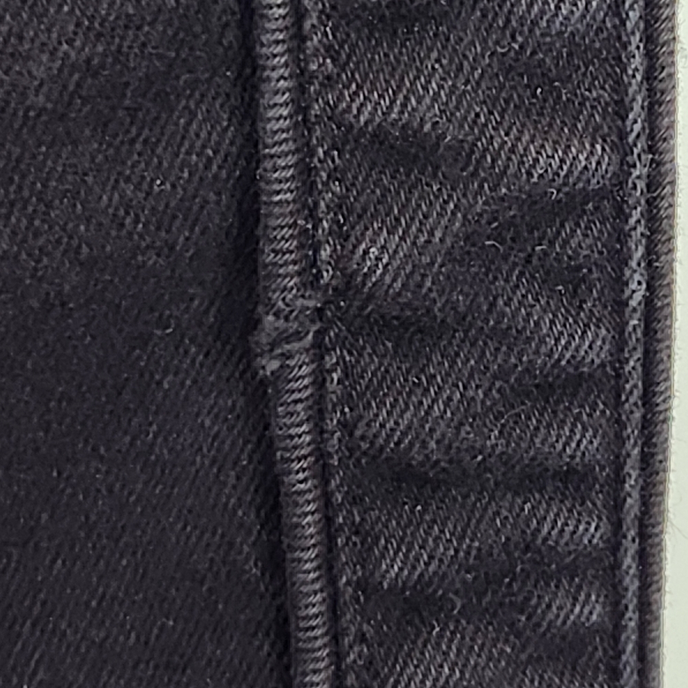 RtA Malka High Rise Straight Leg Jean Utility Details Aged Black 26 - Picture 8 of 16
